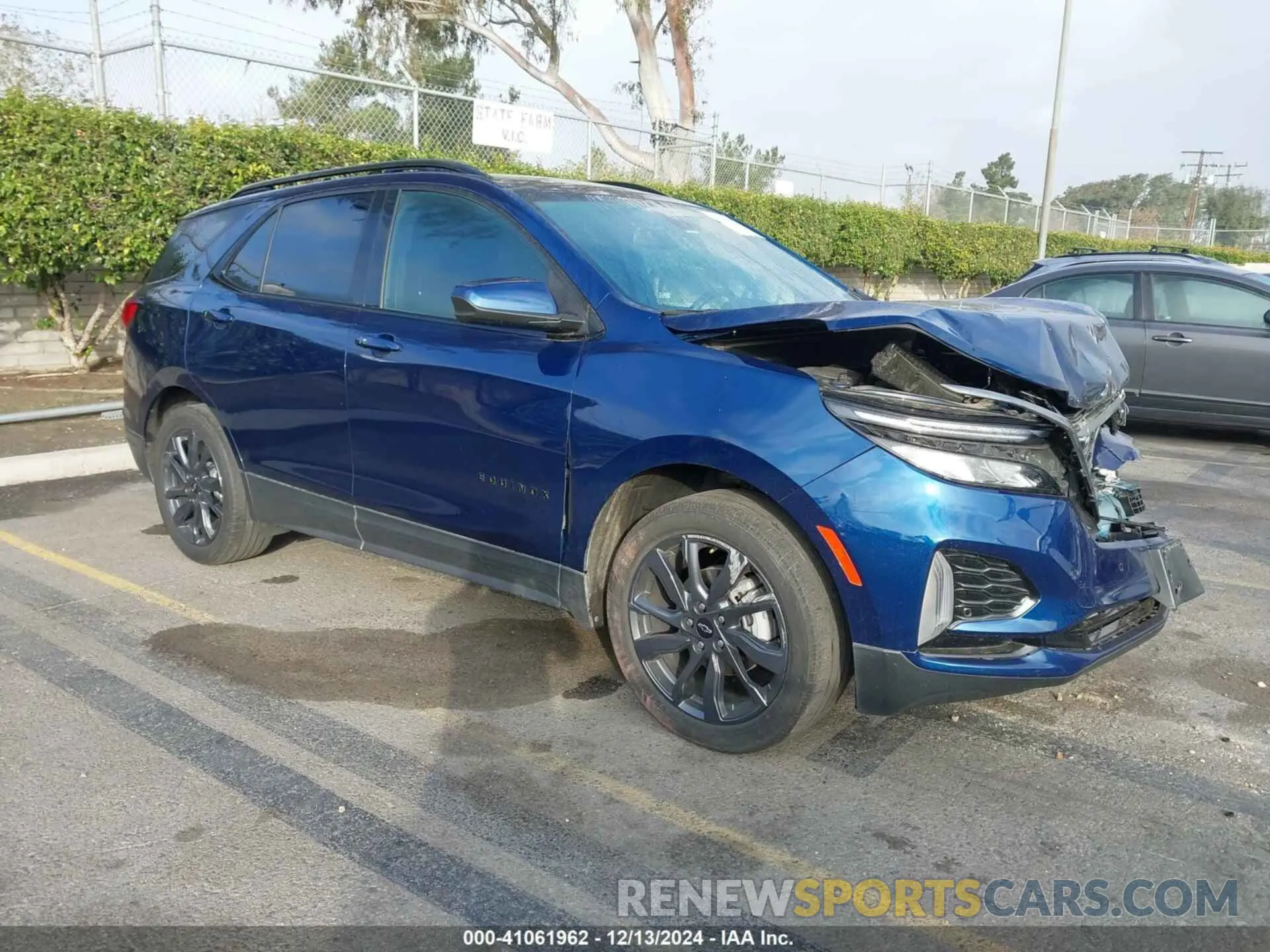 1 Photograph of a damaged car 3GNAXWEV5NS193678 CHEVROLET EQUINOX 2022