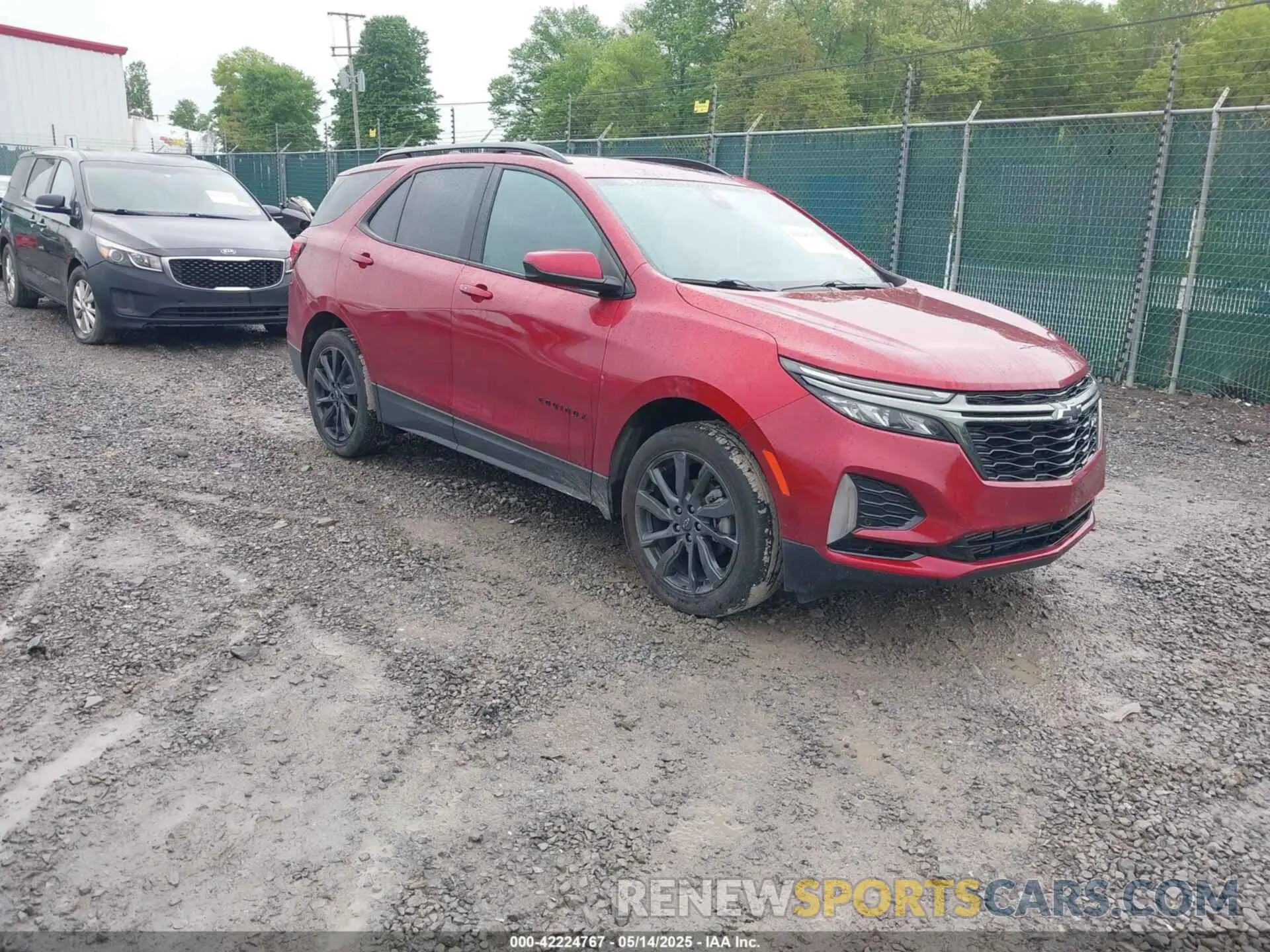 1 Photograph of a damaged car 3GNAXWEV7NS120182 CHEVROLET EQUINOX 2022