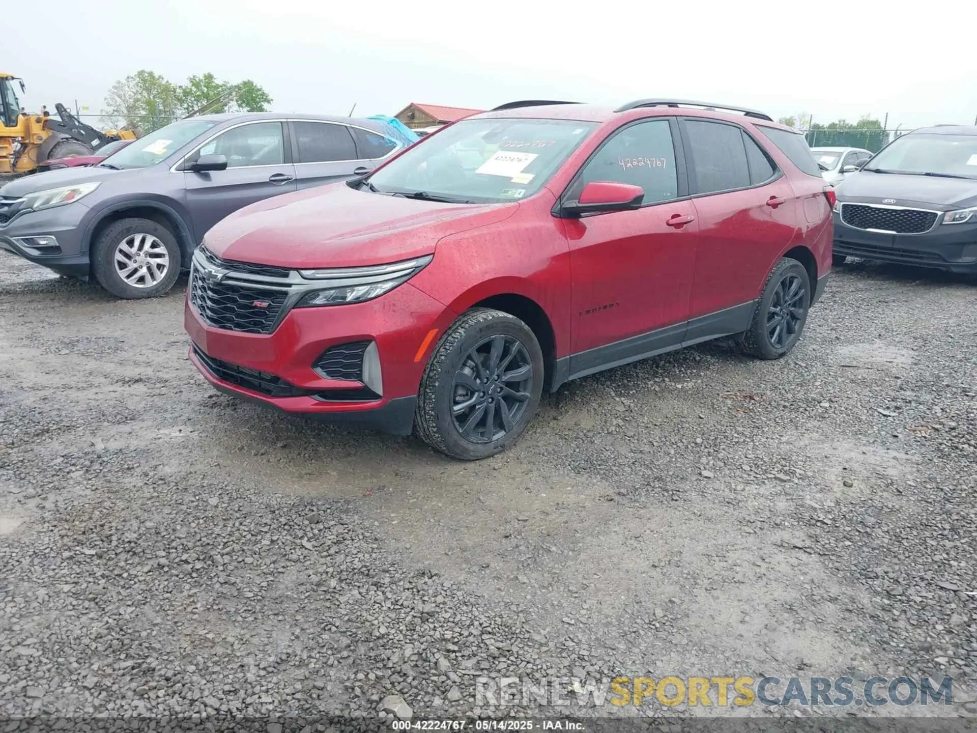 2 Photograph of a damaged car 3GNAXWEV7NS120182 CHEVROLET EQUINOX 2022