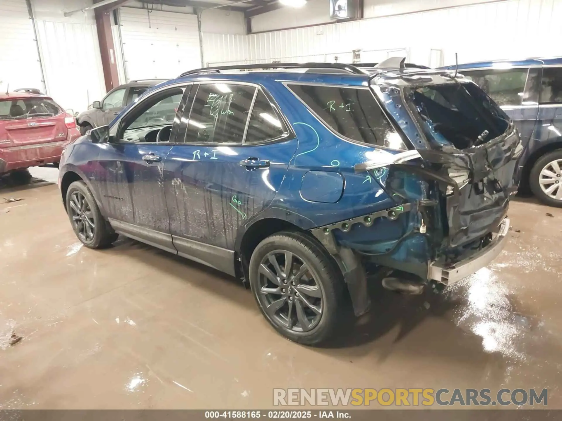 3 Photograph of a damaged car 3GNAXWEV7NS200405 CHEVROLET EQUINOX 2022
