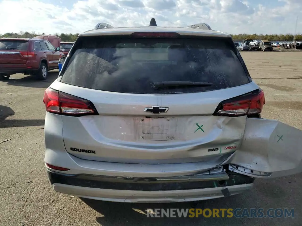 6 Photograph of a damaged car 3GNAXWEV8NS120448 CHEVROLET EQUINOX 2022