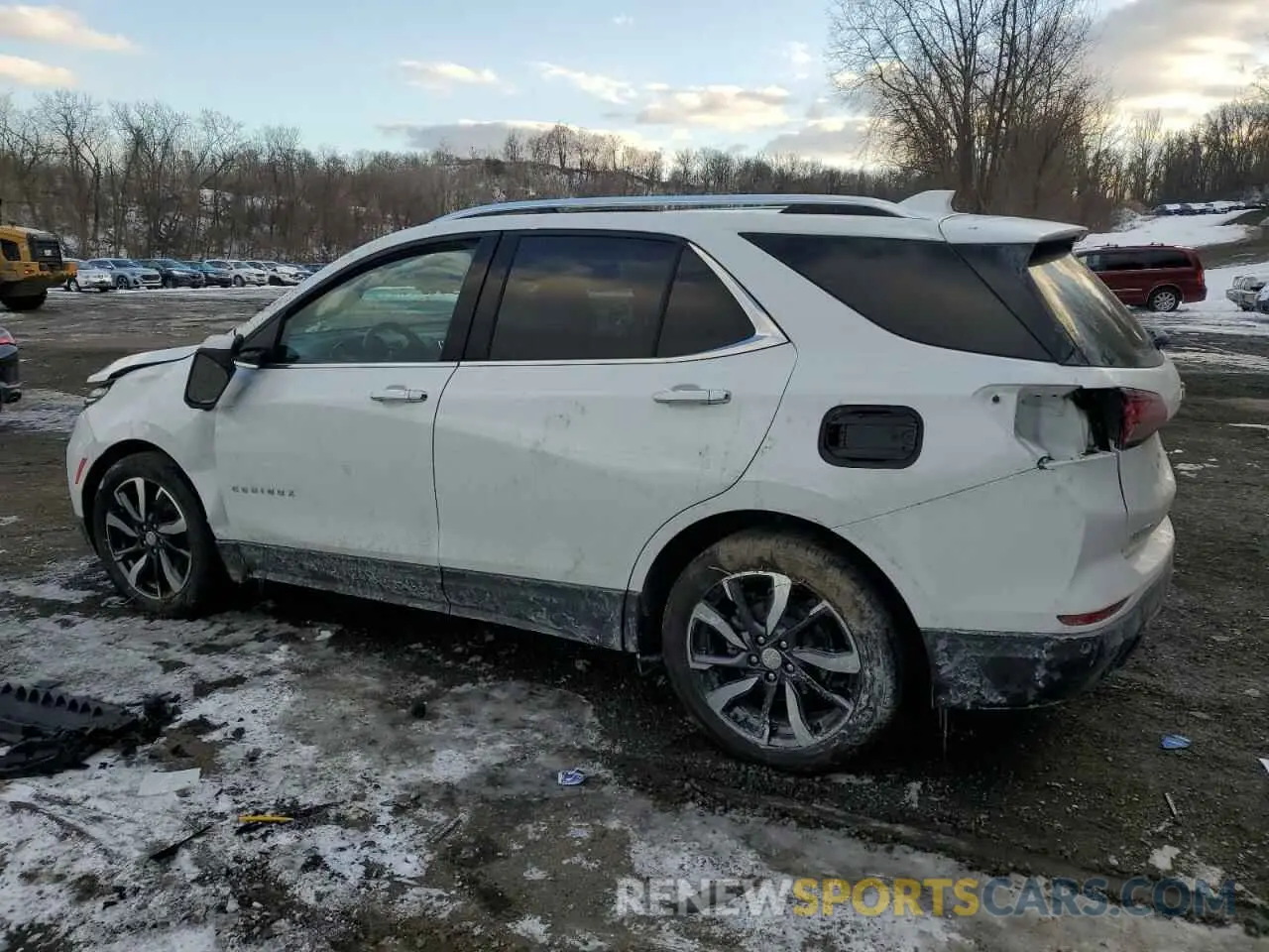 2 Photograph of a damaged car 3GNAXXEV1NS196552 CHEVROLET EQUINOX 2022