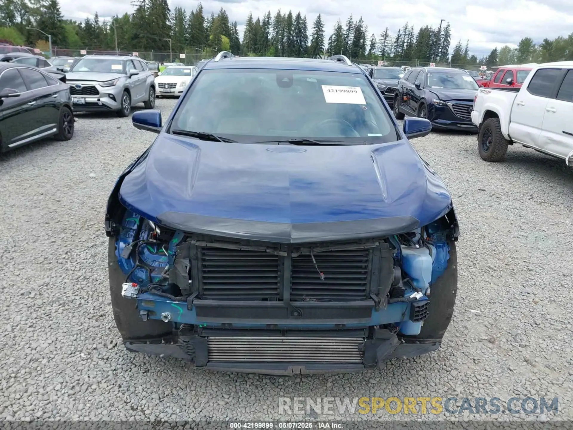 13 Photograph of a damaged car 3GNAXXEV5NS105492 CHEVROLET EQUINOX 2022