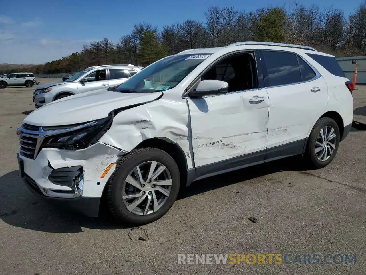 1 Photograph of a damaged car 3GNAXXEV6NS148030 CHEVROLET EQUINOX 2022