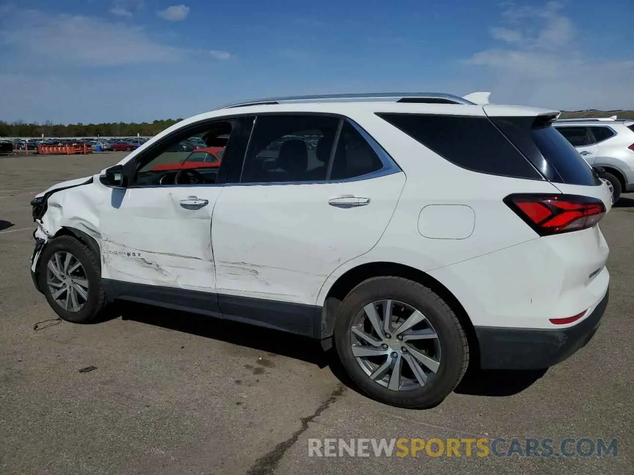 2 Photograph of a damaged car 3GNAXXEV6NS148030 CHEVROLET EQUINOX 2022