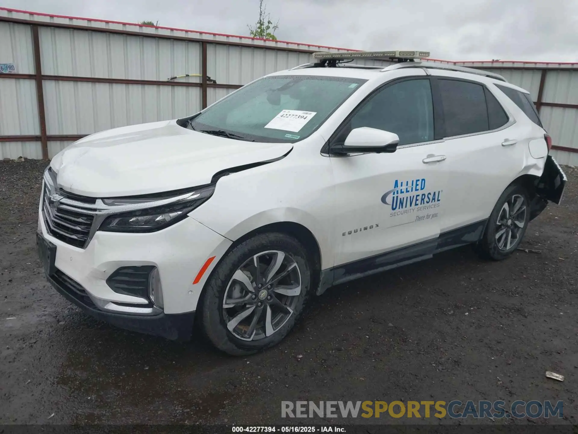 2 Фотография поврежденного автомобиля 3GNAXXEV6NS197373 CHEVROLET EQUINOX 2022