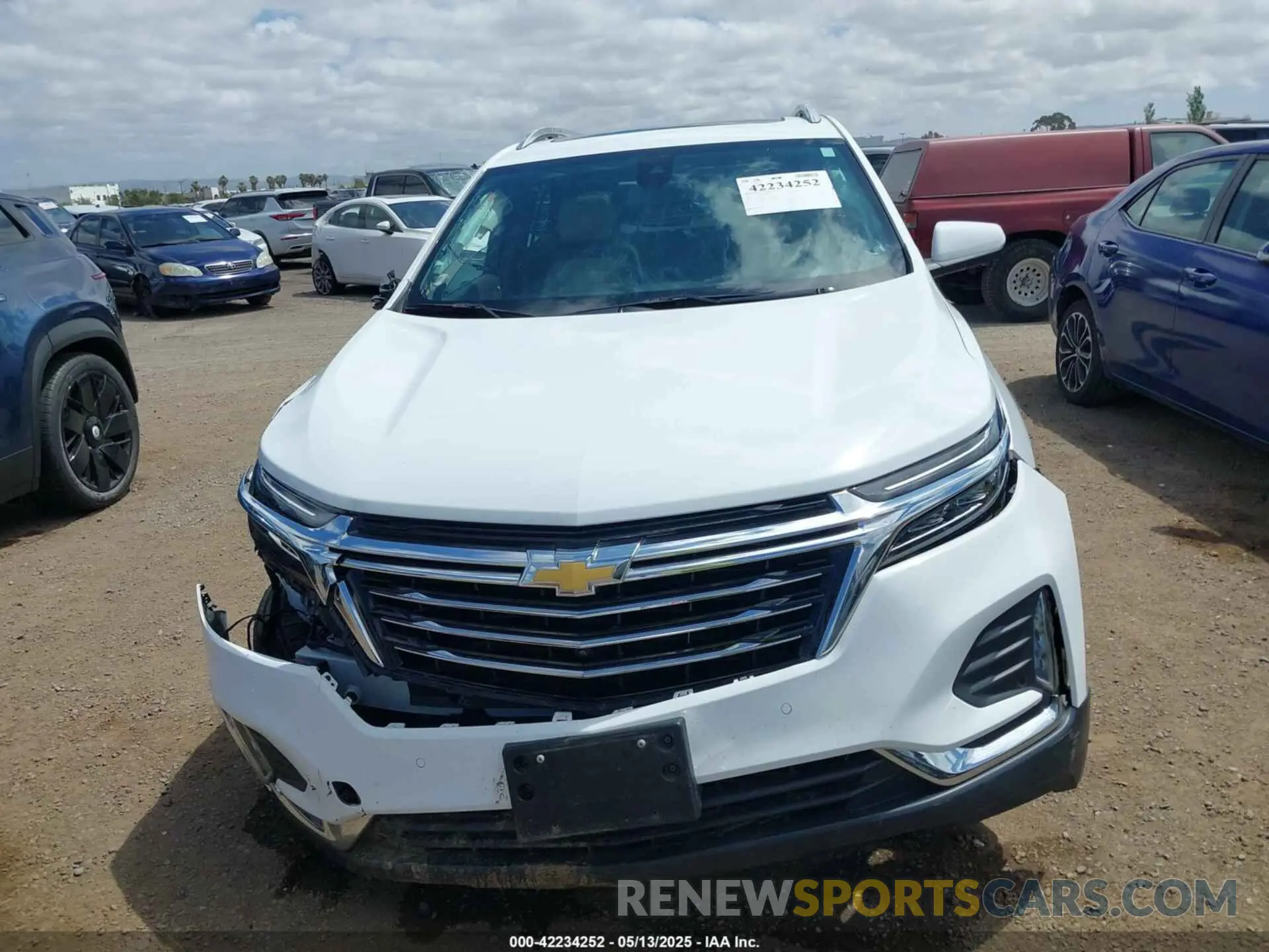 12 Photograph of a damaged car 3GNAXXEV9NS195892 CHEVROLET EQUINOX 2022