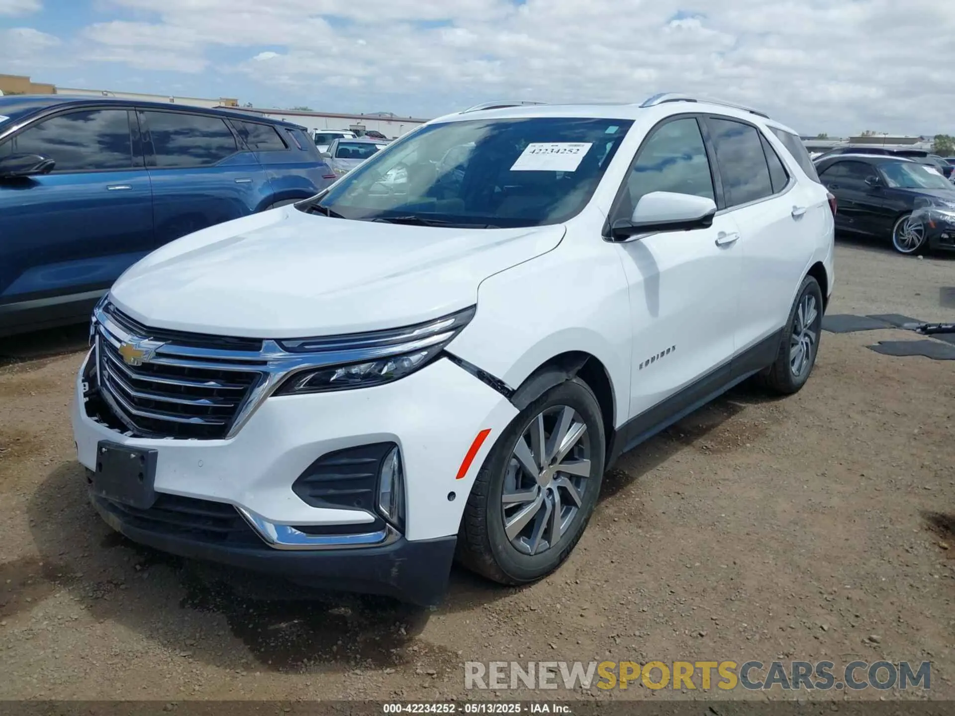 2 Photograph of a damaged car 3GNAXXEV9NS195892 CHEVROLET EQUINOX 2022