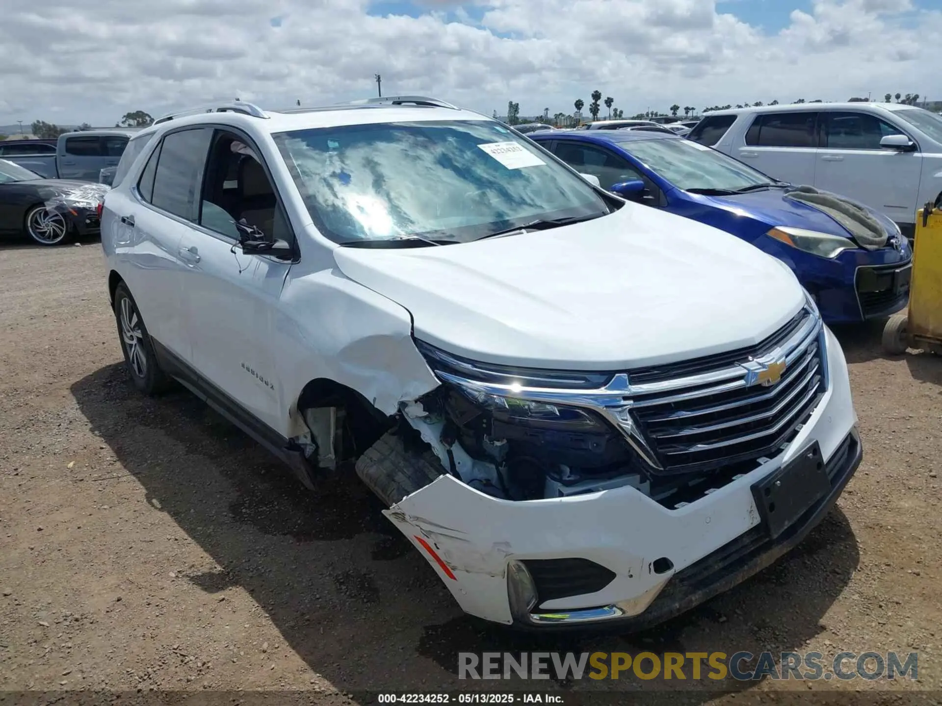 6 Photograph of a damaged car 3GNAXXEV9NS195892 CHEVROLET EQUINOX 2022