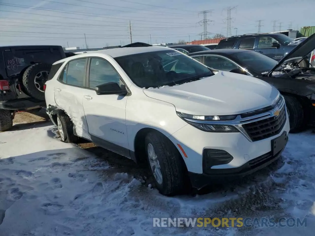 4 Фотография поврежденного автомобиля 3GNAX5EG3PL257838 CHEVROLET EQUINOX 2023