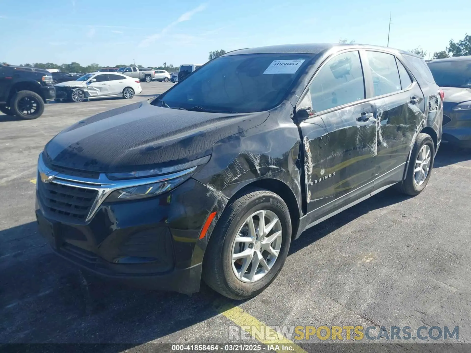 2 Photograph of a damaged car 3GNAXFEG0PL235429 CHEVROLET EQUINOX 2023