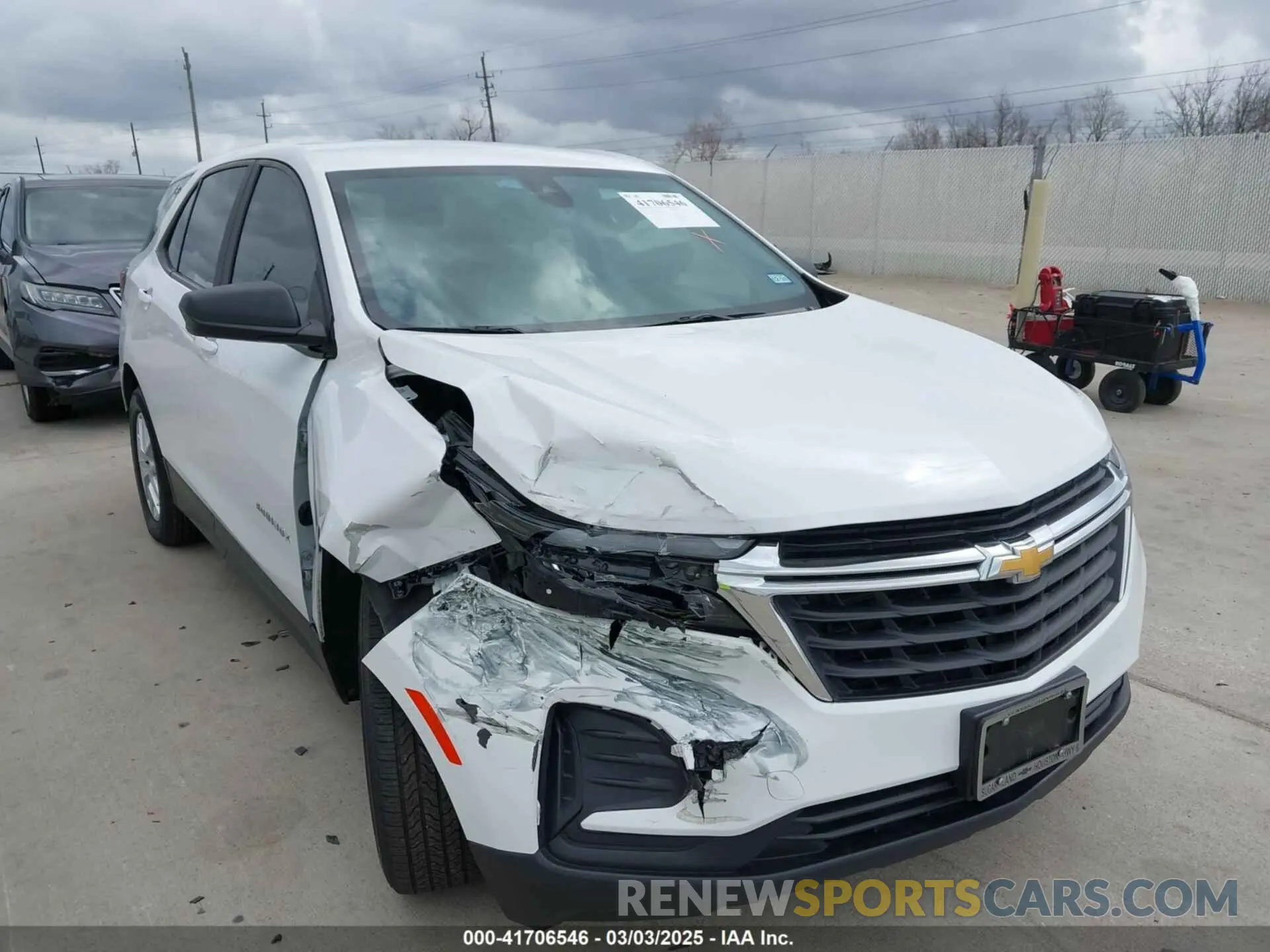 6 Фотография поврежденного автомобиля 3GNAXHEG0PL168018 CHEVROLET EQUINOX 2023