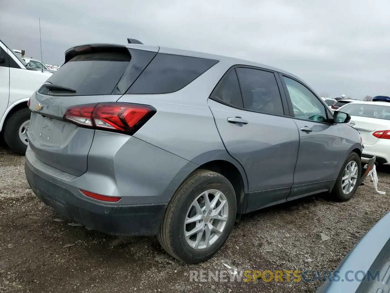 3 Photograph of a damaged car 3GNAXHEG0PL266871 CHEVROLET EQUINOX 2023