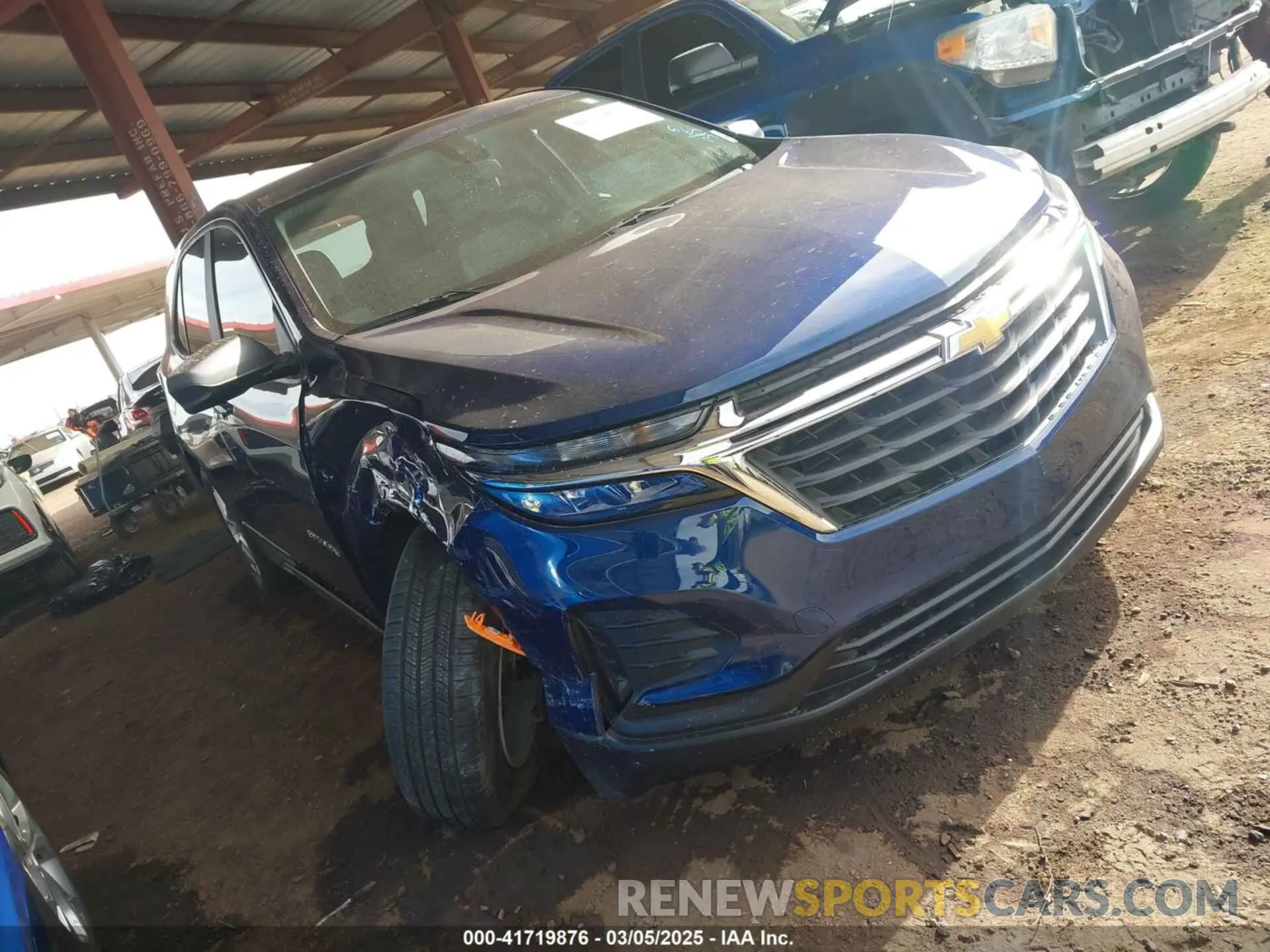 1 Photograph of a damaged car 3GNAXHEG1PL166357 CHEVROLET EQUINOX 2023