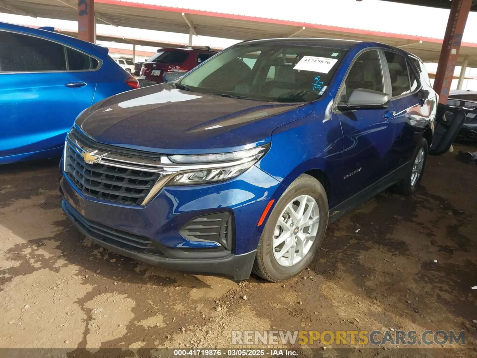 2 Photograph of a damaged car 3GNAXHEG1PL166357 CHEVROLET EQUINOX 2023