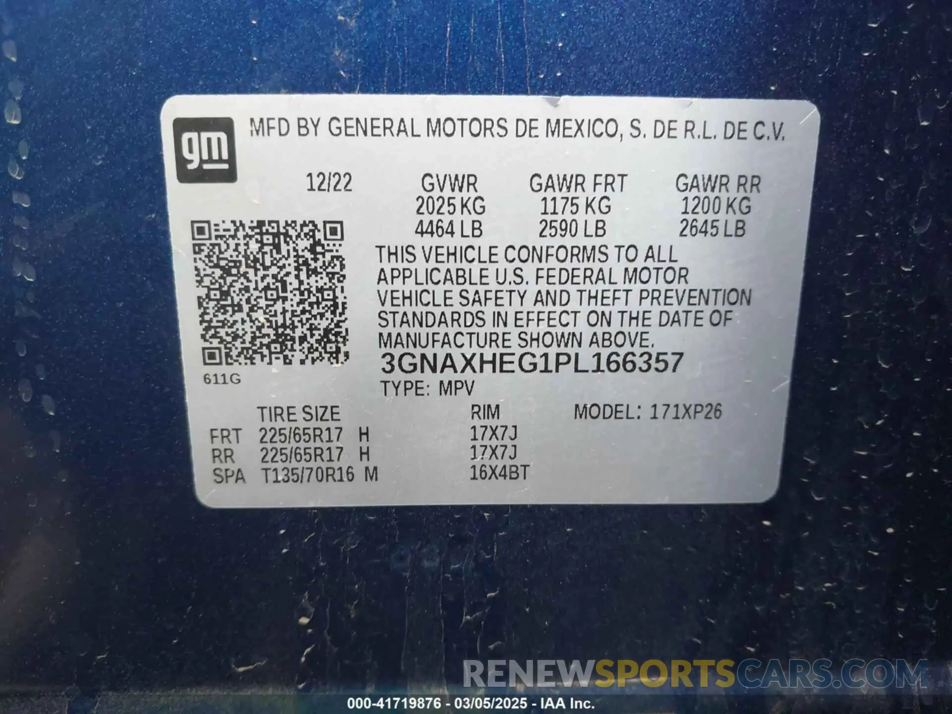 9 Photograph of a damaged car 3GNAXHEG1PL166357 CHEVROLET EQUINOX 2023