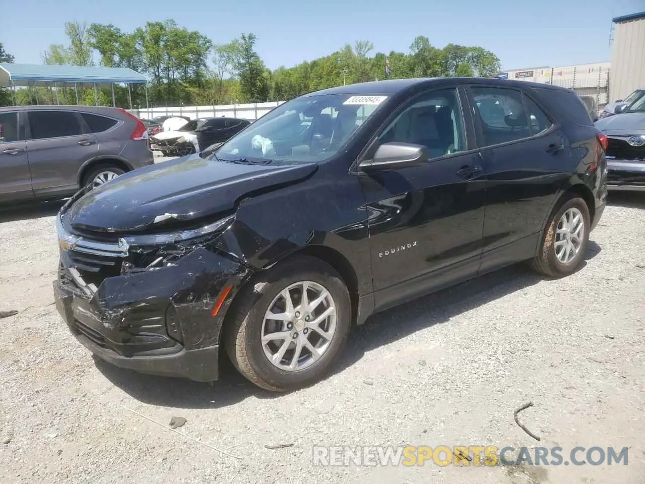1 Photograph of a damaged car 3GNAXHEG1PL200877 CHEVROLET EQUINOX 2023