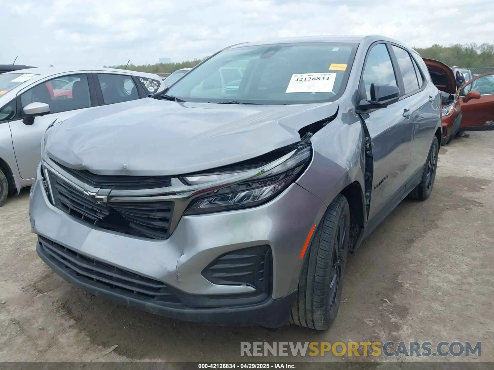 2 Фотография поврежденного автомобиля 3GNAXHEG3PL157644 CHEVROLET EQUINOX 2023
