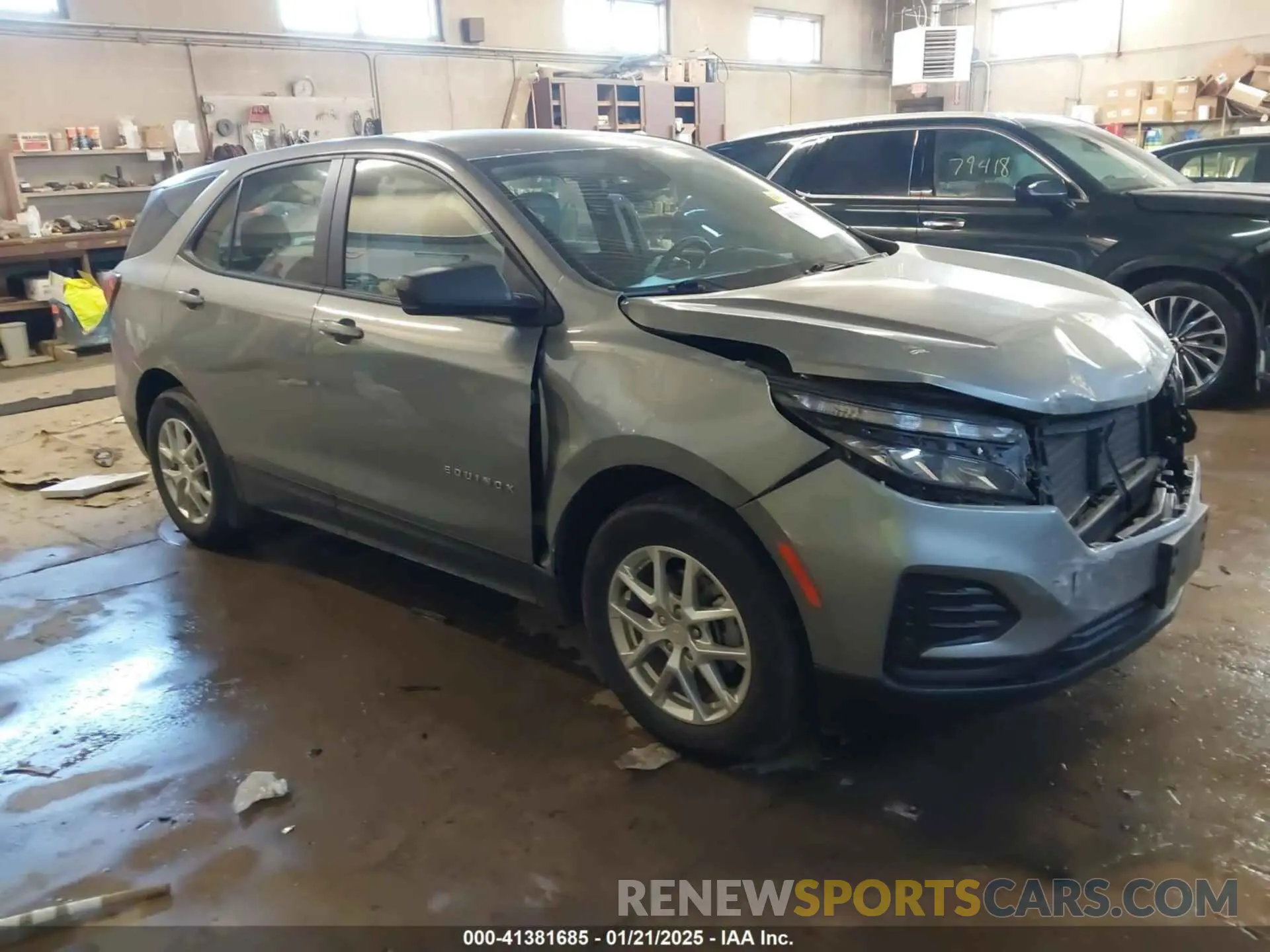 1 Photograph of a damaged car 3GNAXHEG4PL183606 CHEVROLET EQUINOX 2023