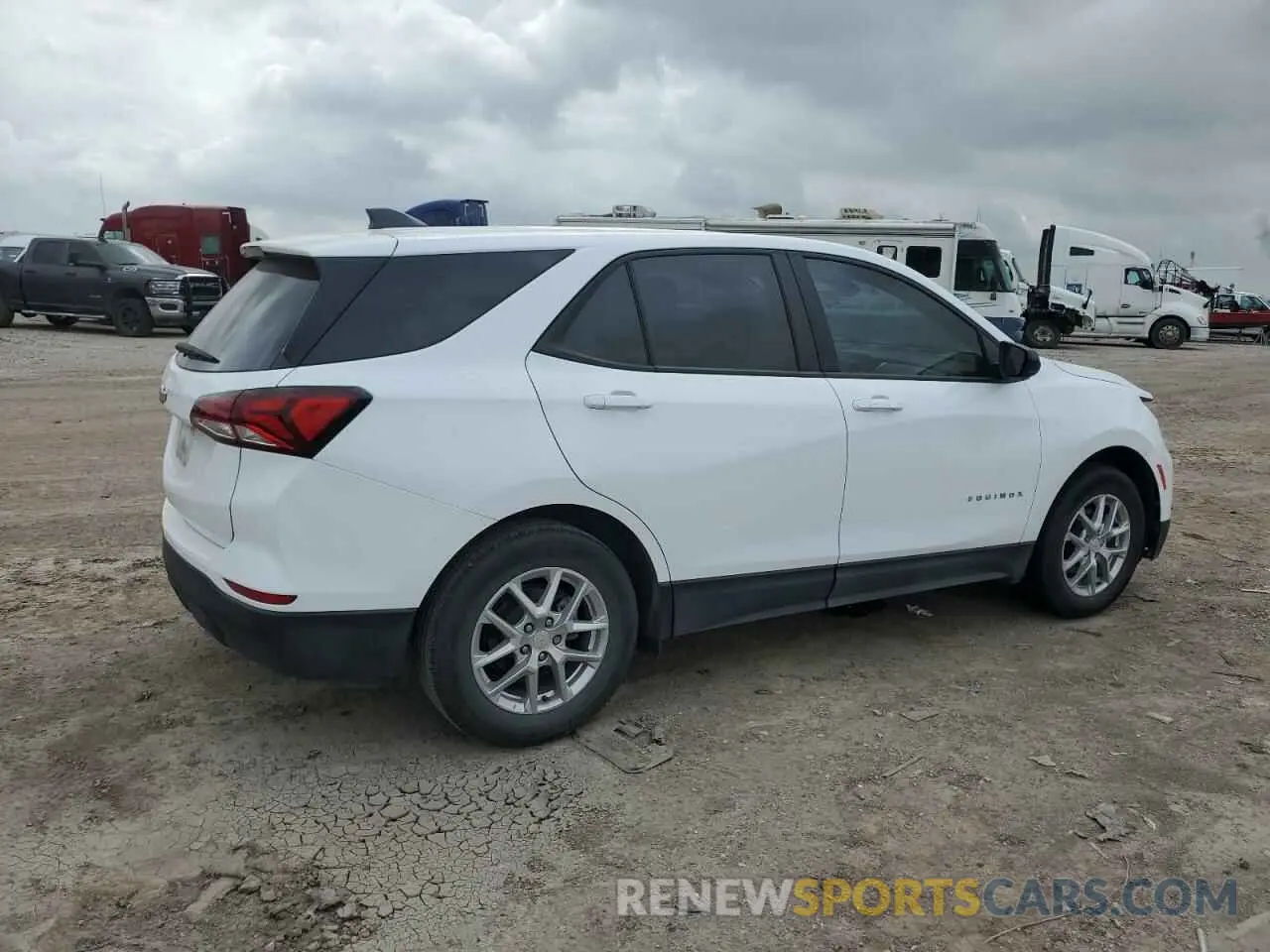 3 Photograph of a damaged car 3GNAXHEG5PL163588 CHEVROLET EQUINOX 2023