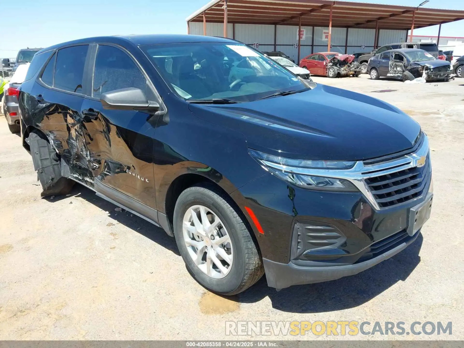 1 Фотография поврежденного автомобиля 3GNAXHEG8PL204263 CHEVROLET EQUINOX 2023