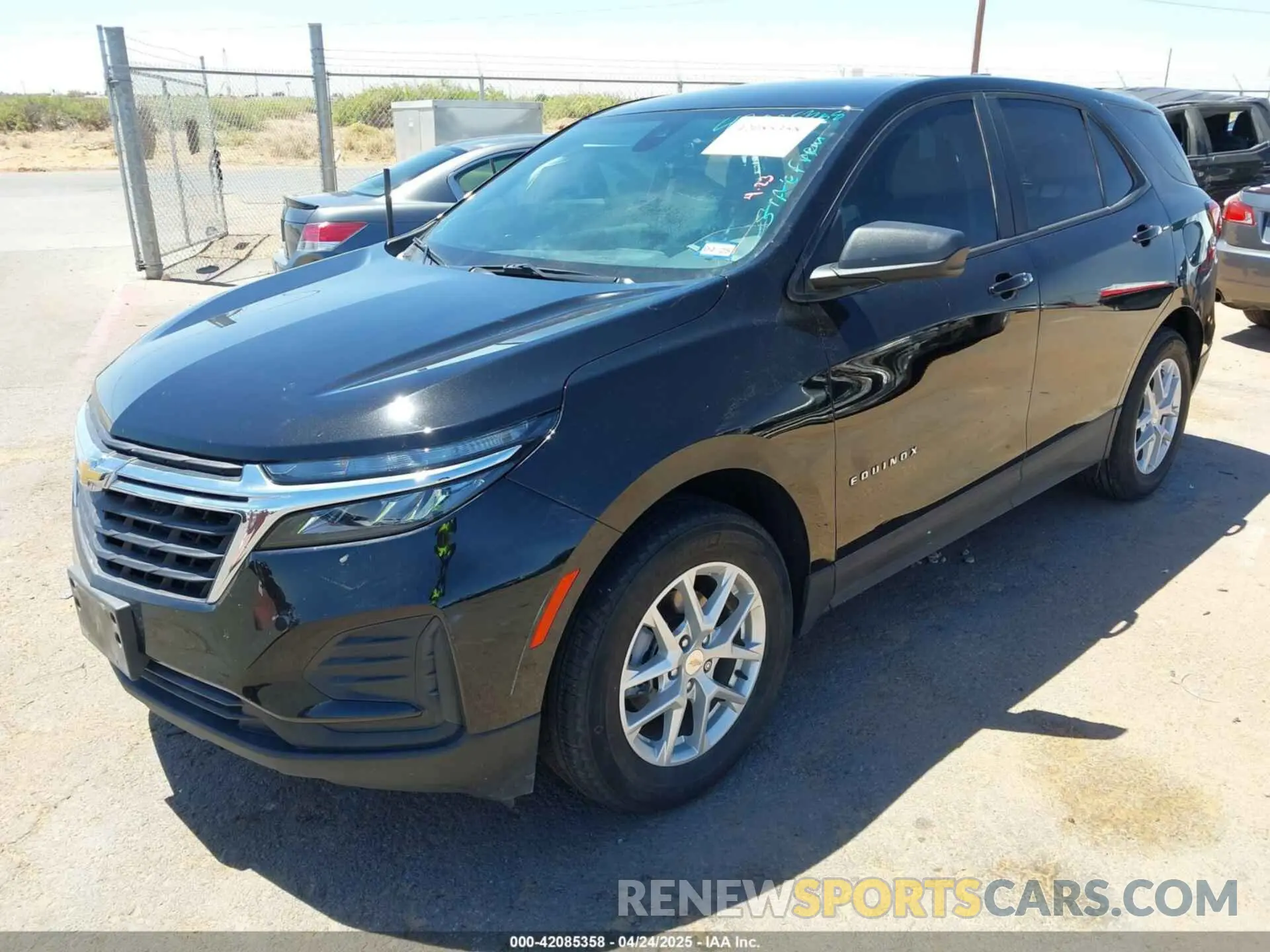 2 Фотография поврежденного автомобиля 3GNAXHEG8PL204263 CHEVROLET EQUINOX 2023