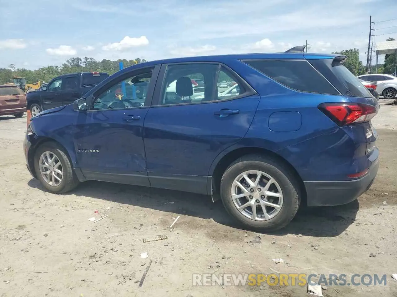 2 Фотография поврежденного автомобиля 3GNAXHEG9PL186436 CHEVROLET EQUINOX 2023