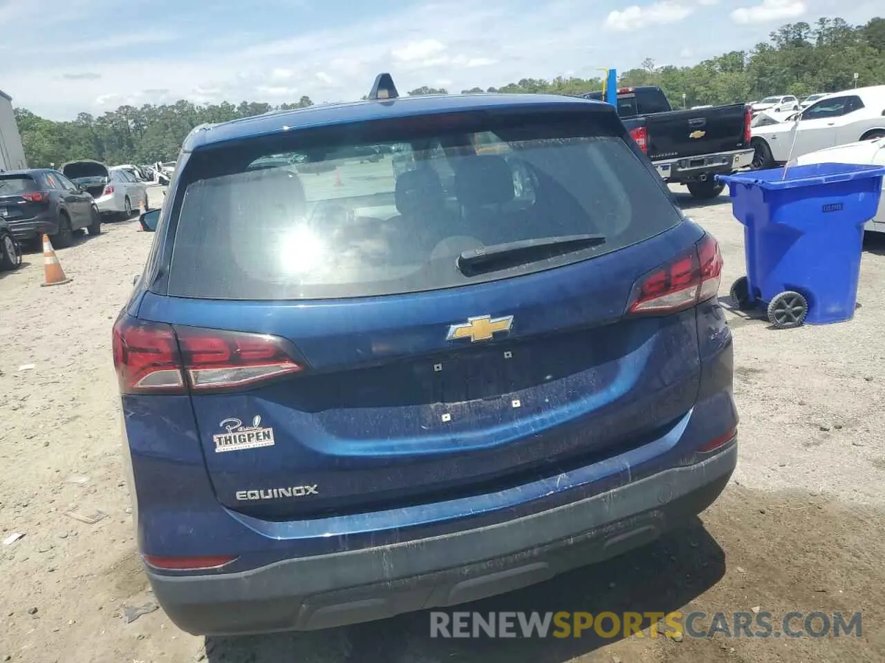 6 Фотография поврежденного автомобиля 3GNAXHEG9PL186436 CHEVROLET EQUINOX 2023
