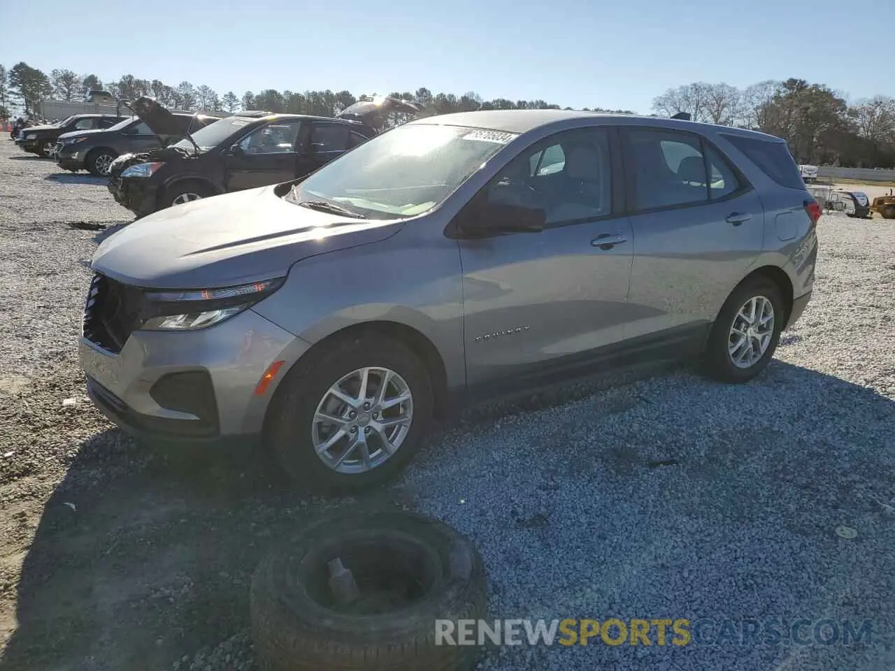 1 Photograph of a damaged car 3GNAXHEGXPL101250 CHEVROLET EQUINOX 2023