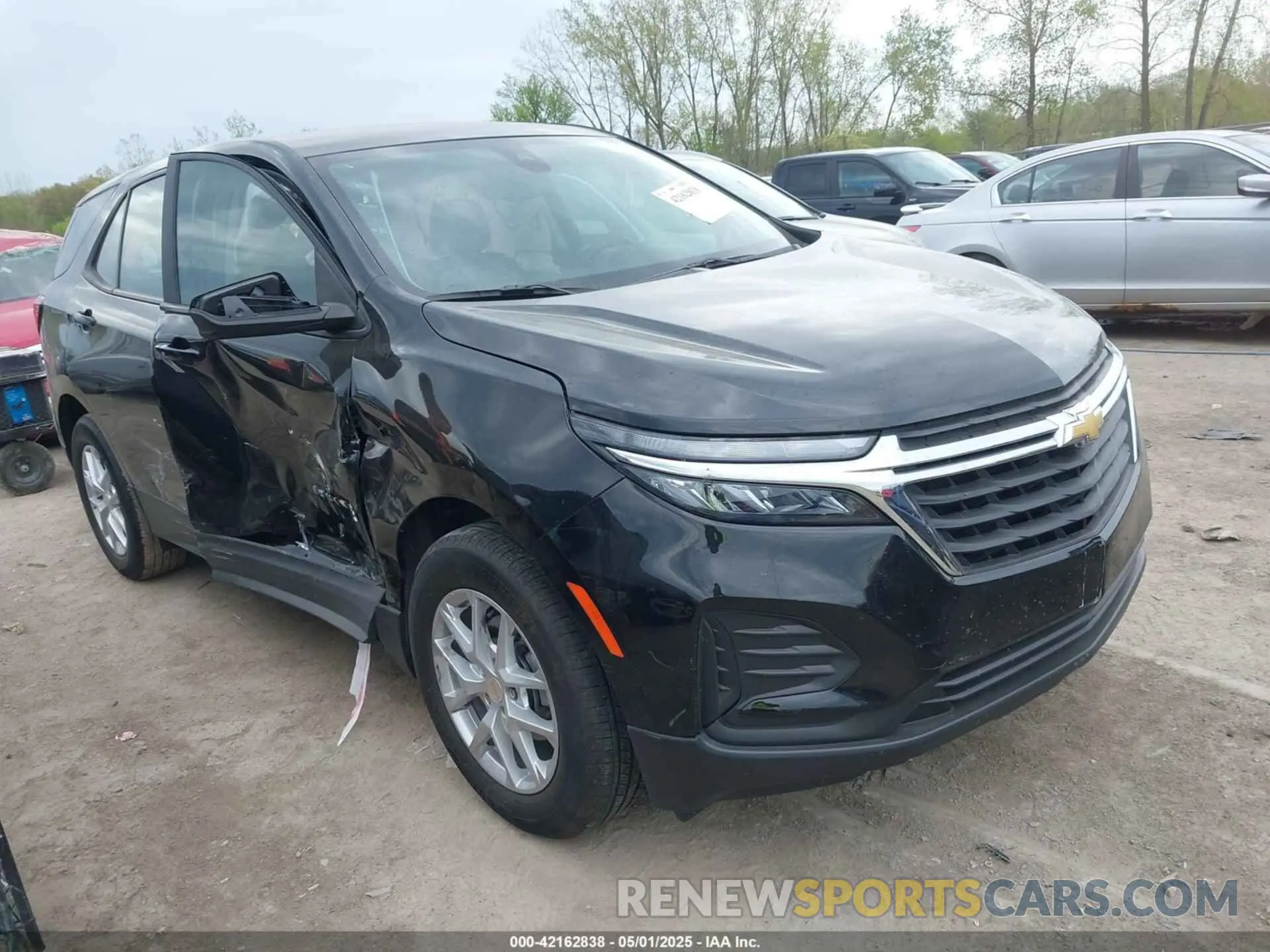 1 Photograph of a damaged car 3GNAXHEGXPL173159 CHEVROLET EQUINOX 2023