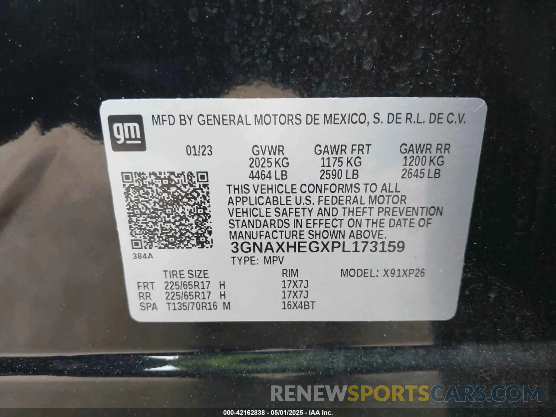 9 Photograph of a damaged car 3GNAXHEGXPL173159 CHEVROLET EQUINOX 2023