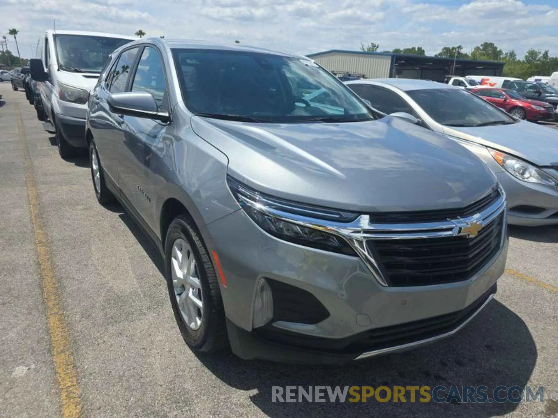 3 Photograph of a damaged car 3GNAXJEG0PL125824 CHEVROLET EQUINOX 2023