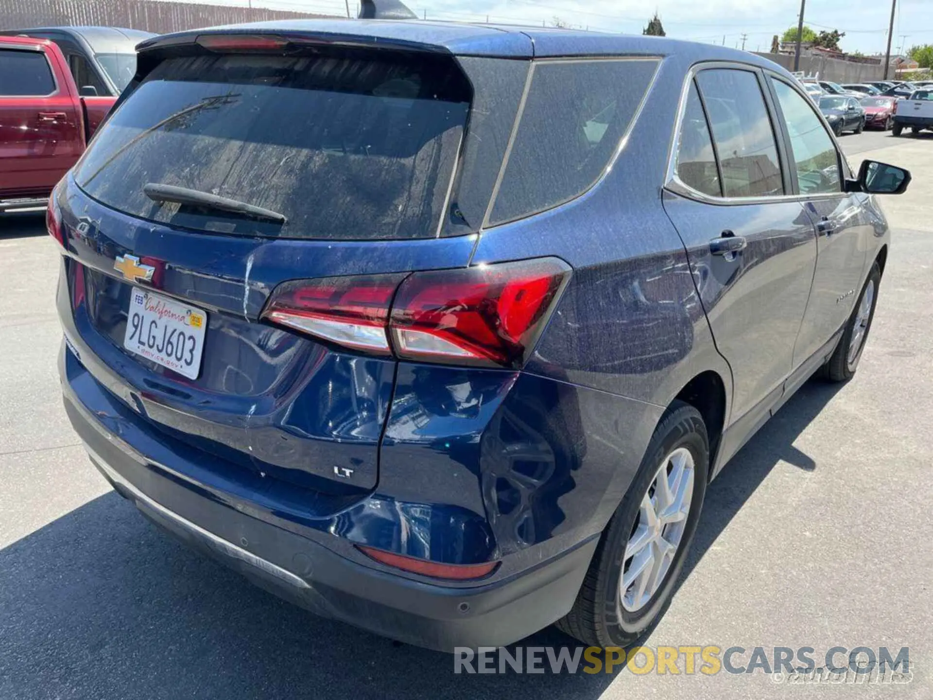 2 Photograph of a damaged car 3GNAXJEG1PL113293 CHEVROLET EQUINOX 2023