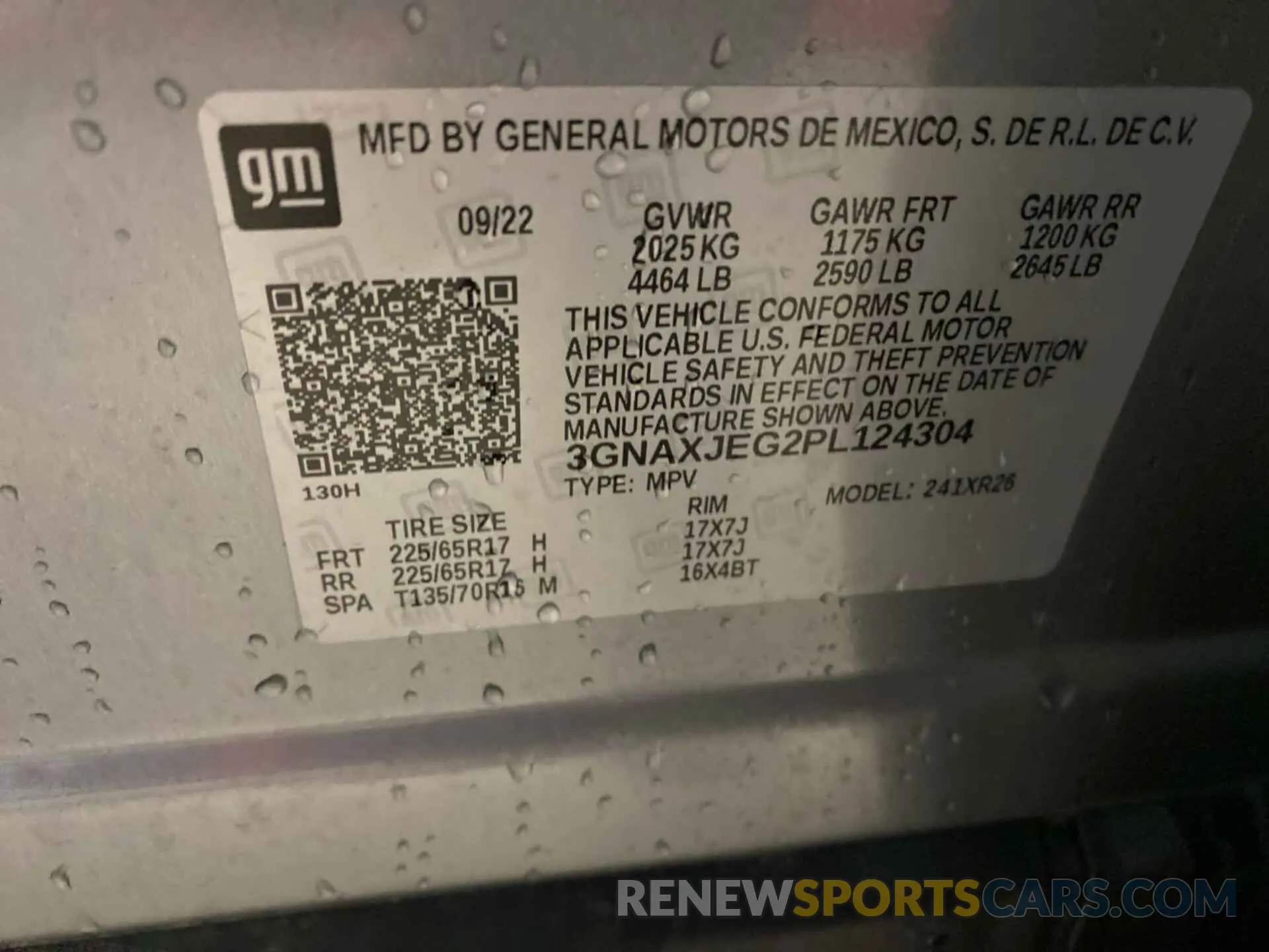 6 Фотография поврежденного автомобиля 3GNAXJEG2PL124304 CHEVROLET EQUINOX 2023