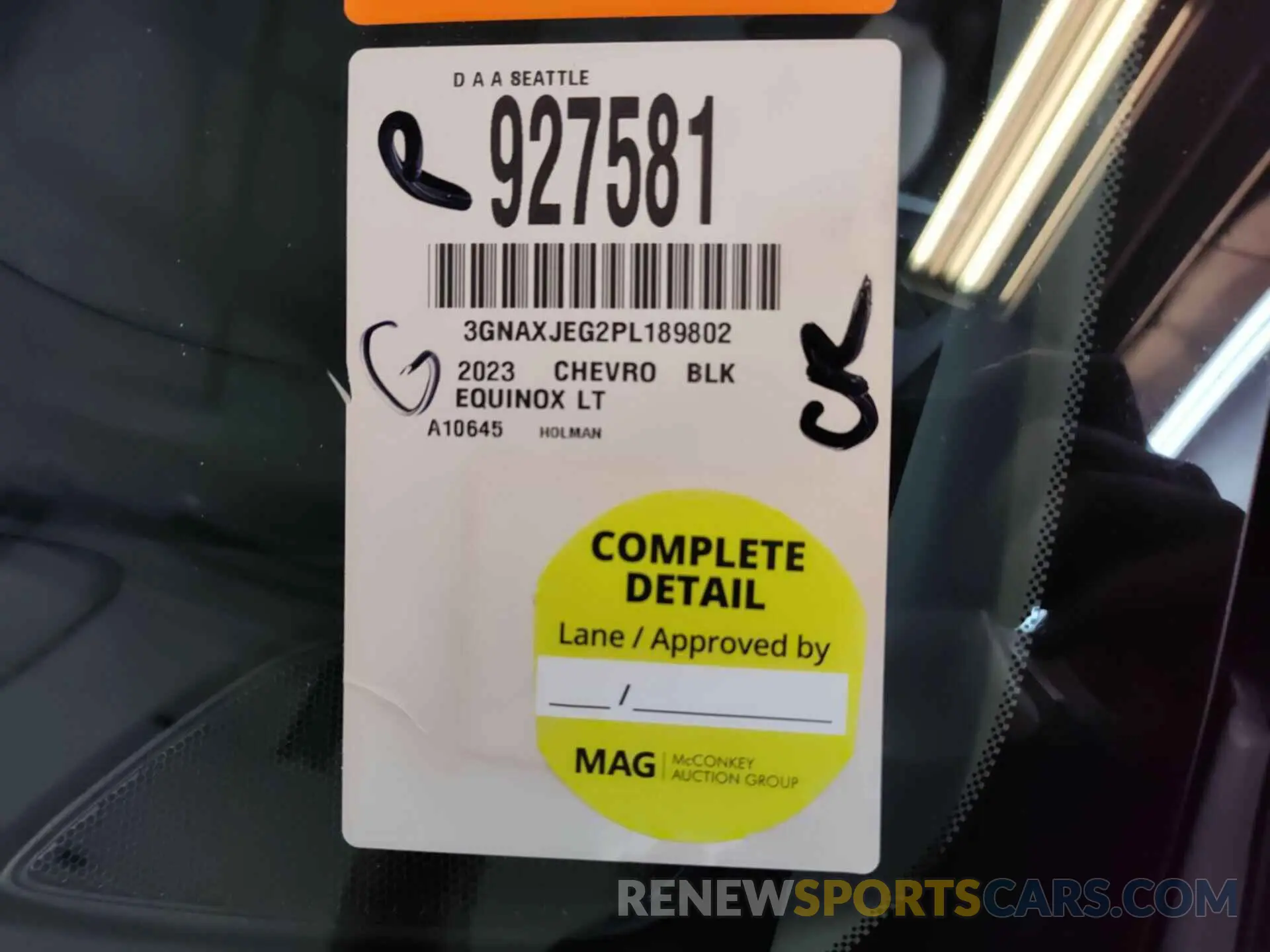 16 Photograph of a damaged car 3GNAXJEG2PL189802 CHEVROLET EQUINOX 2023