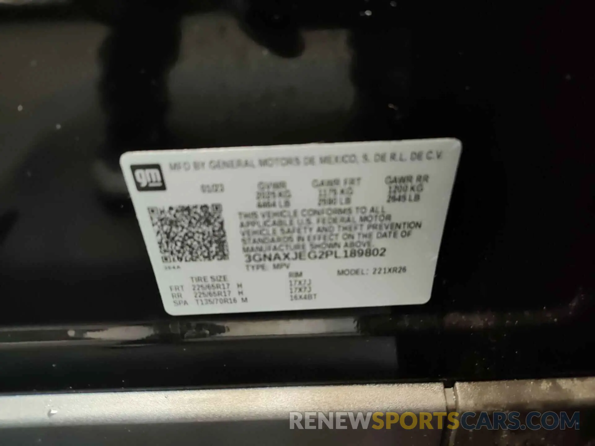 8 Photograph of a damaged car 3GNAXJEG2PL189802 CHEVROLET EQUINOX 2023