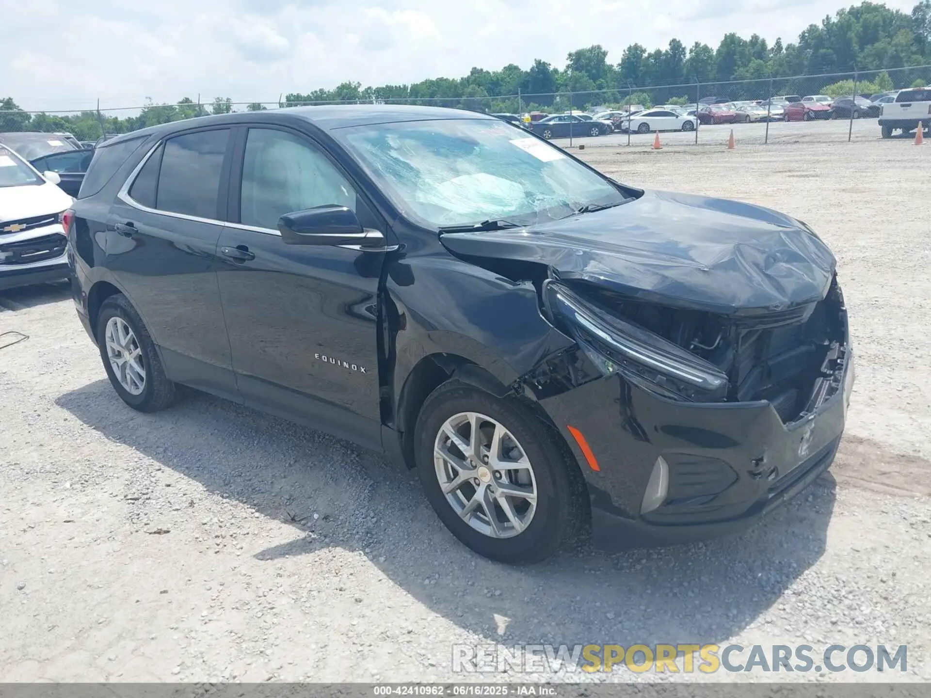 1 Photograph of a damaged car 3GNAXJEG2PL215136 CHEVROLET EQUINOX 2023