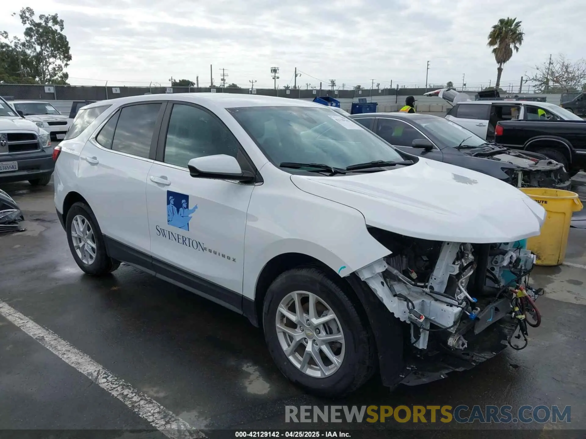 1 Photograph of a damaged car 3GNAXJEG7PL252165 CHEVROLET EQUINOX 2023