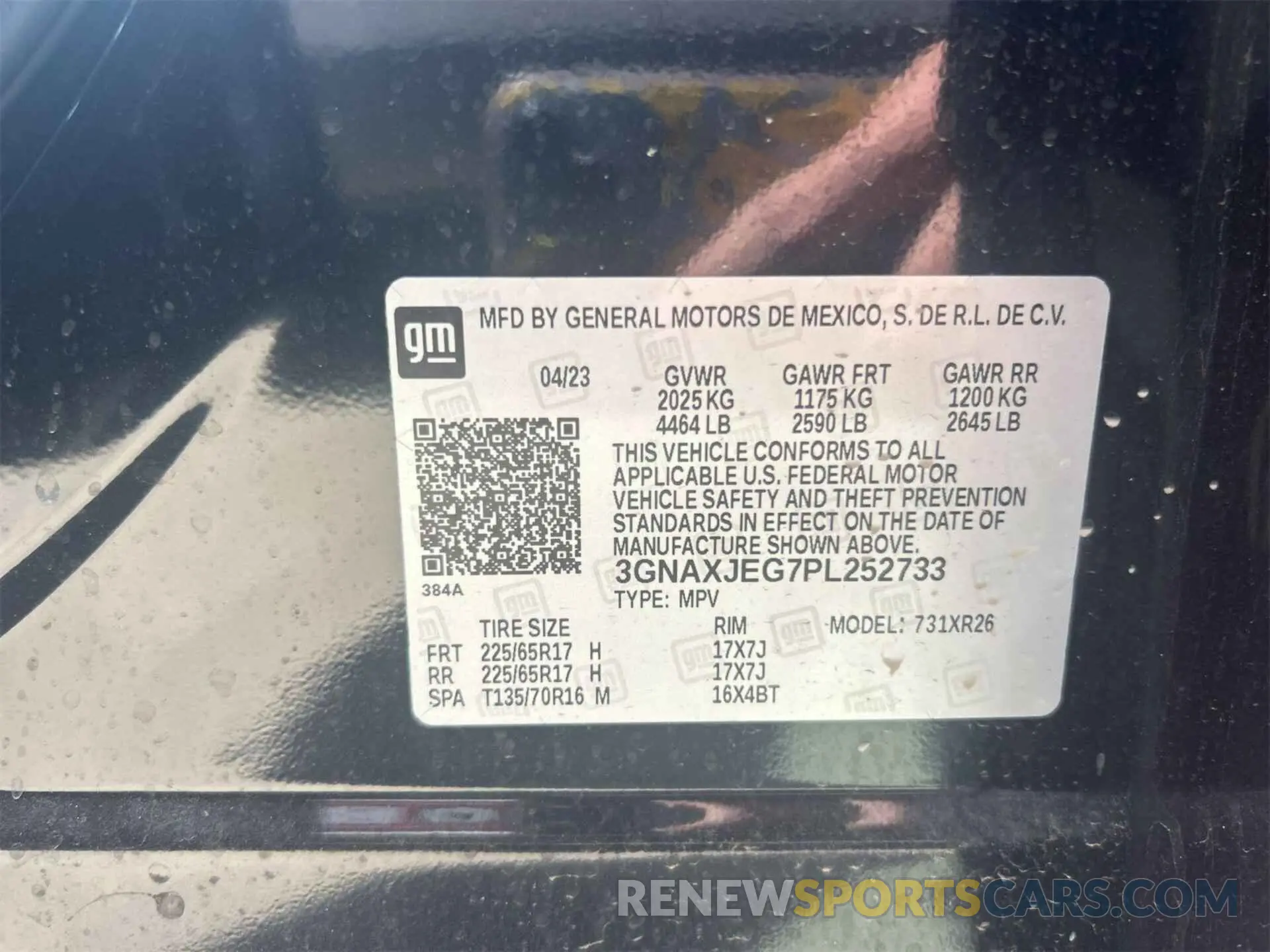 11 Фотография поврежденного автомобиля 3GNAXJEG7PL252733 CHEVROLET EQUINOX 2023