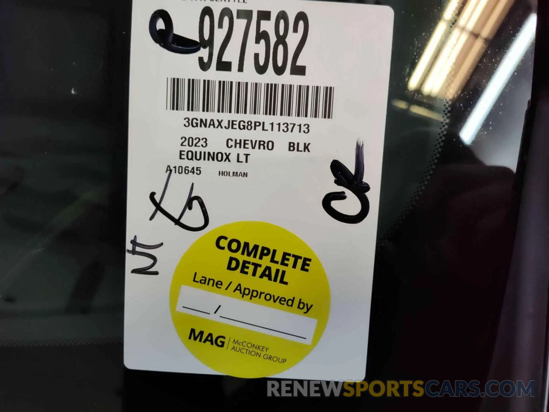 5 Photograph of a damaged car 3GNAXJEG8PL113713 CHEVROLET EQUINOX 2023