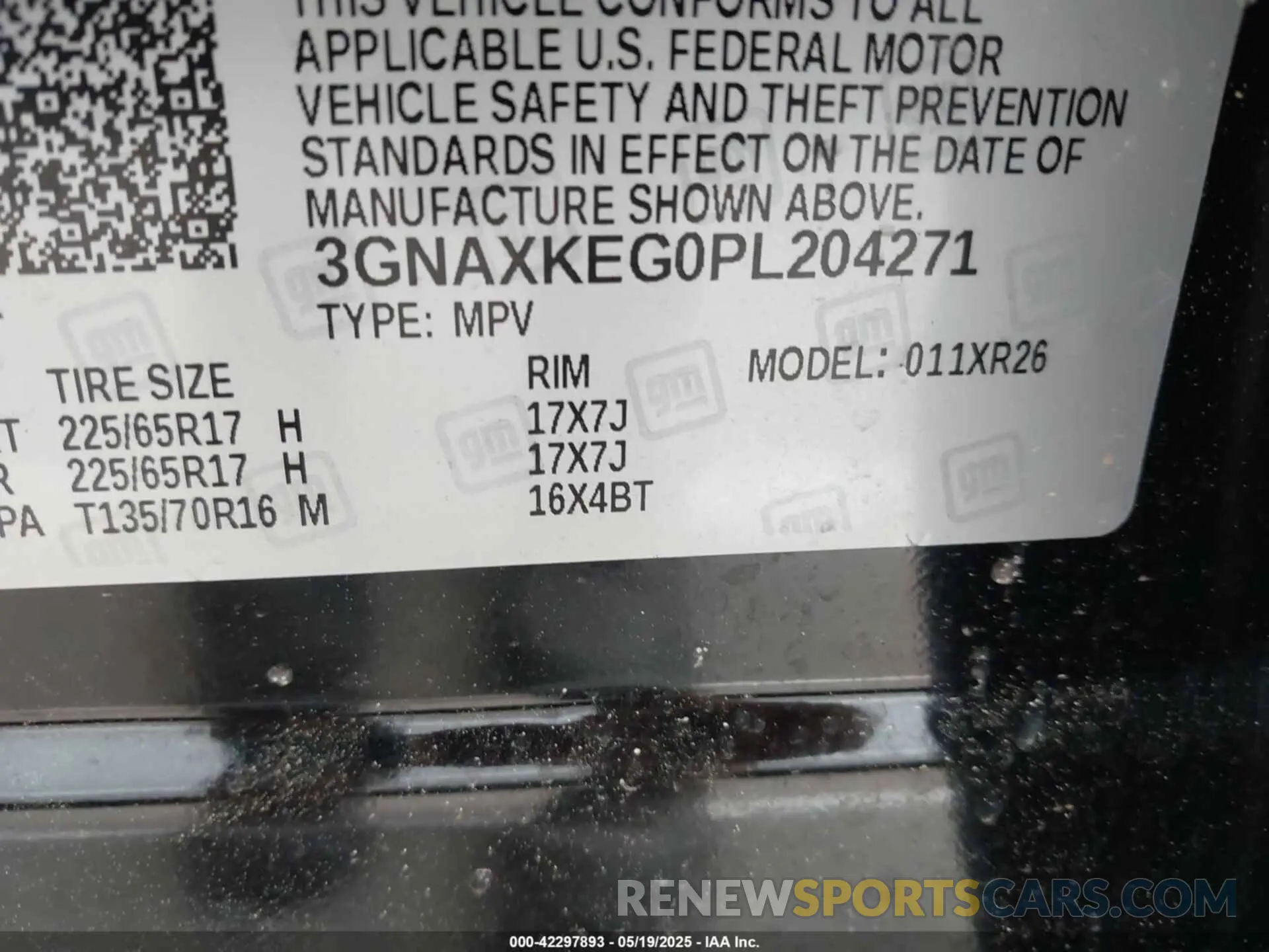 9 Фотография поврежденного автомобиля 3GNAXKEG0PL204271 CHEVROLET EQUINOX 2023