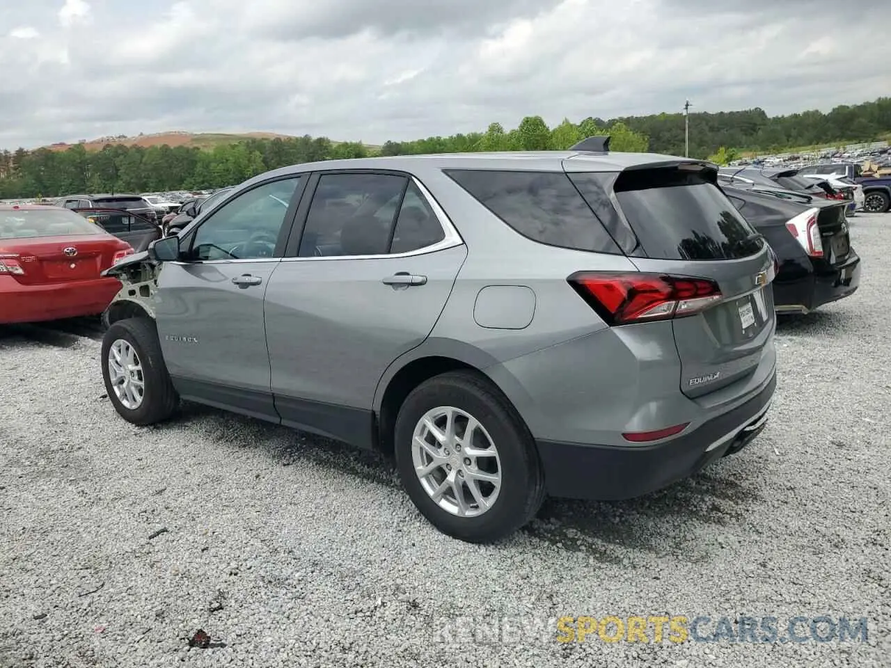 2 Photograph of a damaged car 3GNAXKEG0PL248528 CHEVROLET EQUINOX 2023