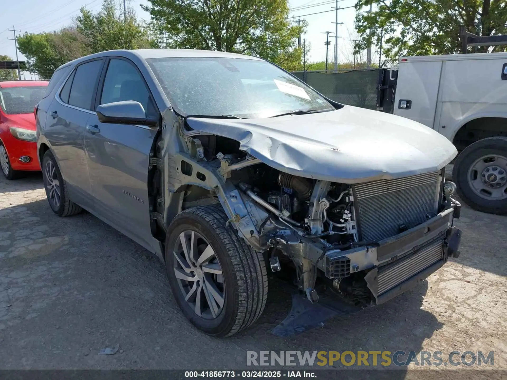 1 Photograph of a damaged car 3GNAXKEG1PL235402 CHEVROLET EQUINOX 2023