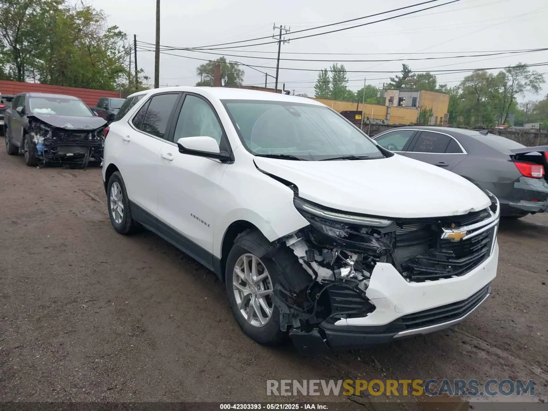 1 Photograph of a damaged car 3GNAXKEG1PS157600 CHEVROLET EQUINOX 2023