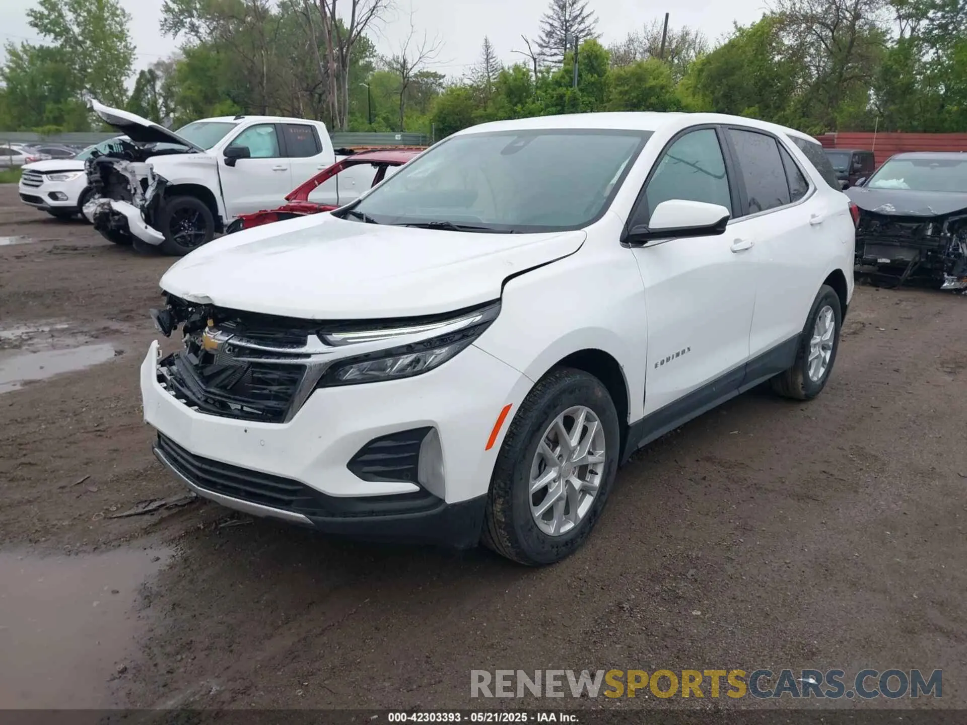 2 Photograph of a damaged car 3GNAXKEG1PS157600 CHEVROLET EQUINOX 2023