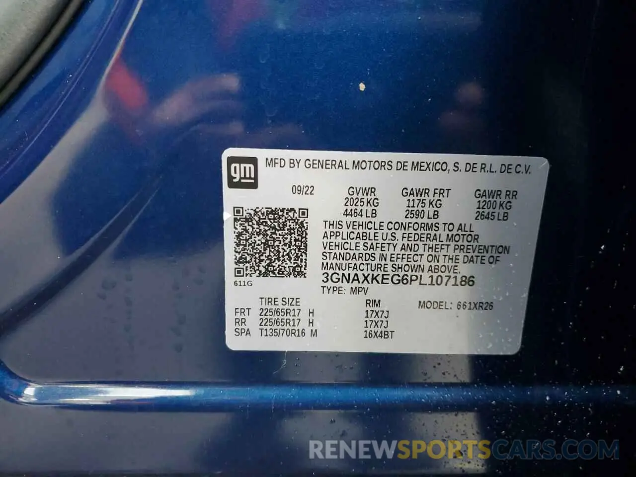 13 Photograph of a damaged car 3GNAXKEG6PL107186 CHEVROLET EQUINOX 2023