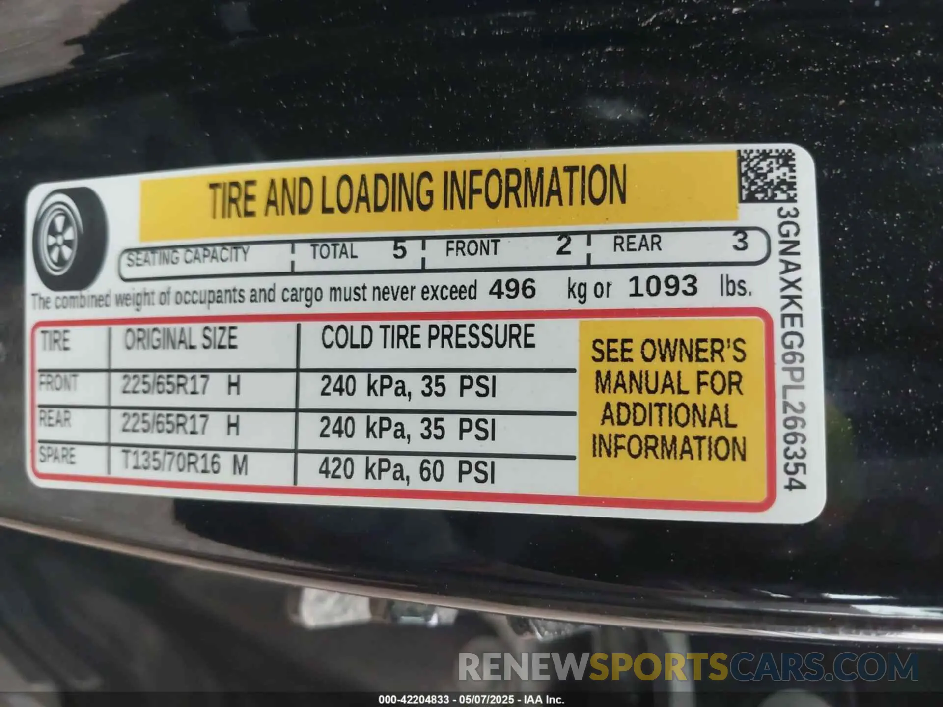 9 Photograph of a damaged car 3GNAXKEG6PL266354 CHEVROLET EQUINOX 2023