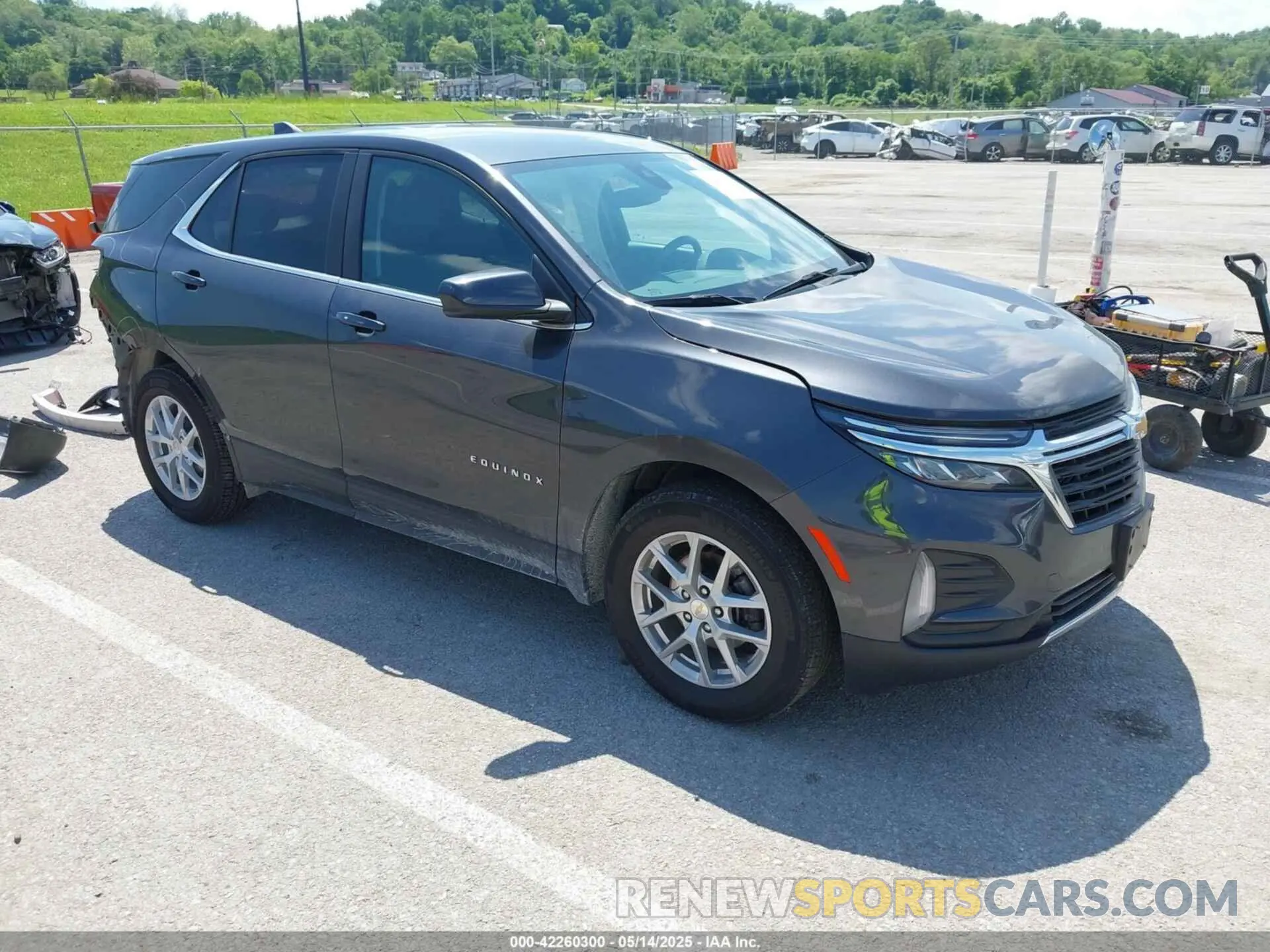 1 Photograph of a damaged car 3GNAXKEG9PS108693 CHEVROLET EQUINOX 2023