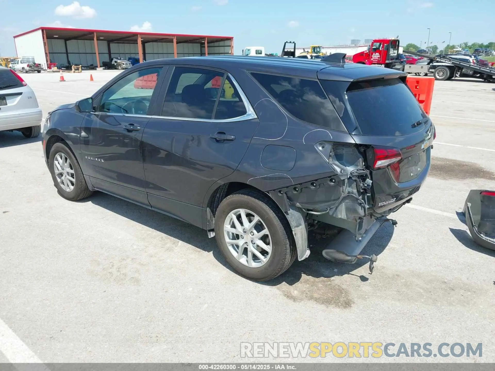 3 Photograph of a damaged car 3GNAXKEG9PS108693 CHEVROLET EQUINOX 2023