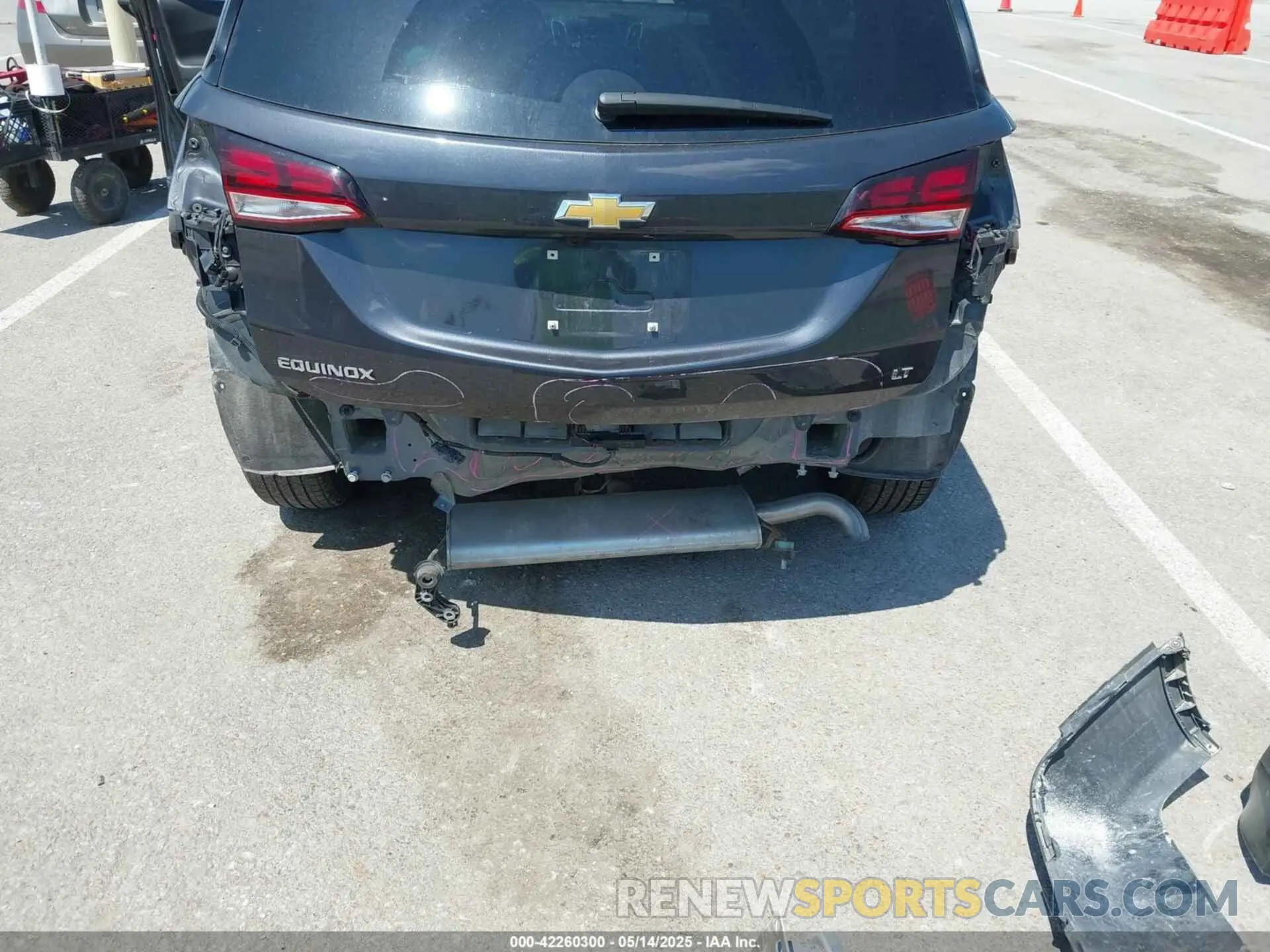 6 Photograph of a damaged car 3GNAXKEG9PS108693 CHEVROLET EQUINOX 2023